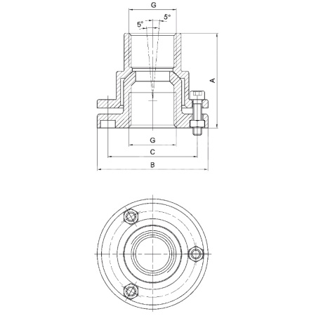 Шаровое соединение Swivel Connection 20 Silver