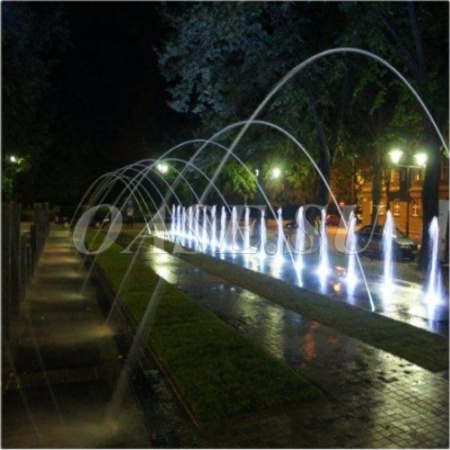 Фонтанная насадка динамическая водная пушка "Jumping Jet Rainbow Flash I I / DMX / 02"