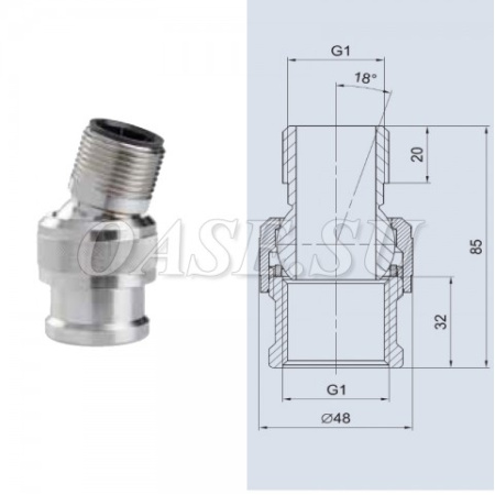 Шаровое соединение Ball Joint 10 Silver Шаровое соединение Ball Joint 10 Silver