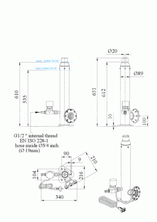Высокобьющая воздушная установка (вертикальная) Air Nozzle 20 E vertical/01