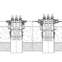 Фланцевый кабельный ввод Cable transition KD 7/100 T