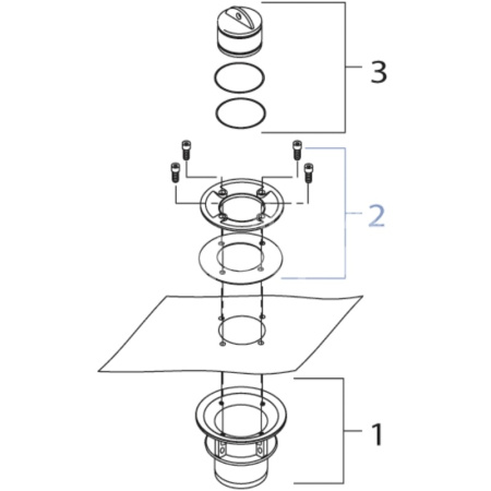 Закладной элемент Concrete part 70 T