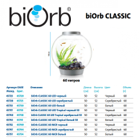 Biorb CLASSIC Thermo 60 литров, серебристый, LED Biorb CLASSIC Thermo 60 литров, серебристый, LED