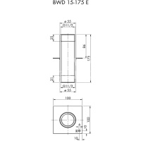 Закладной проход через стену дно BWD 15-175 E