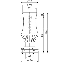 Фонтанная насадка Cascade 90 T Фонтанная насадка Cascade 90 T