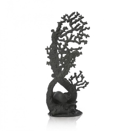 Коралл веер черный (Fan coral ornament black) Коралл веер черный (Fan coral ornament black)