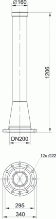 Фонтанная высокобьющая моноструйная насадка Hollow Jet Nozzle 130 (для соленой воды) Фонтанная высокобьющая моноструйная насадка Hollow Jet Nozzle 130 (для соленой воды)