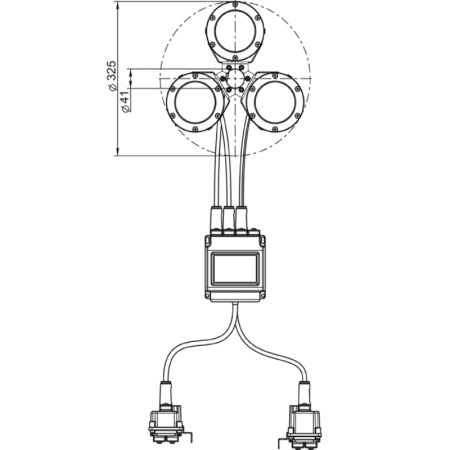 Подсветка светодиодная управляемая LED Modul II 960/ DMX/02 Подсветка светодиодная управляемая LED Modul II 960/ DMX/02