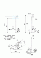 Высокобьющая воздушная установка (вертикальная) Air Nozzle 20 E vertical/01