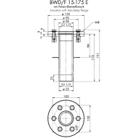 Закладной проход через стену дно BWDF 15-175 E
