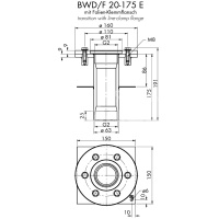 Закладной проход через стену/ дно BWD/F 20-175 E
