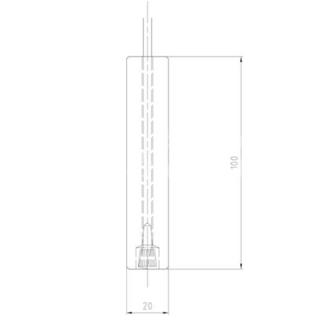 Грузик Mylar lace nozzle wieght 20 / 100 MS