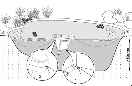 Скиммер плавающий с функцией аэрации SwimSkim 50