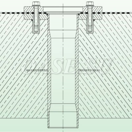 Закладной проход через стену/ дно BWD/F 10-175 E