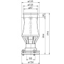 Фонтанная насадка Cascade 90 T