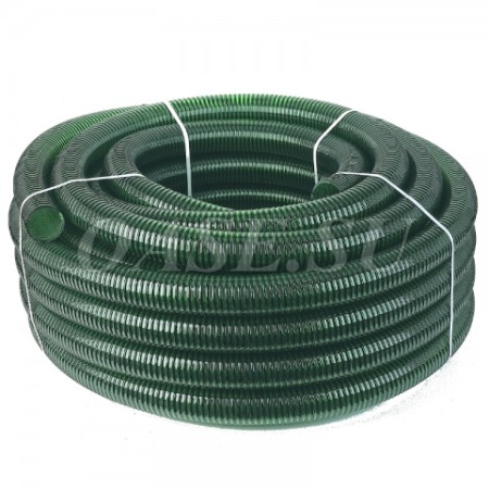 Армированный спиральный шланг зеленый 1 1/2"